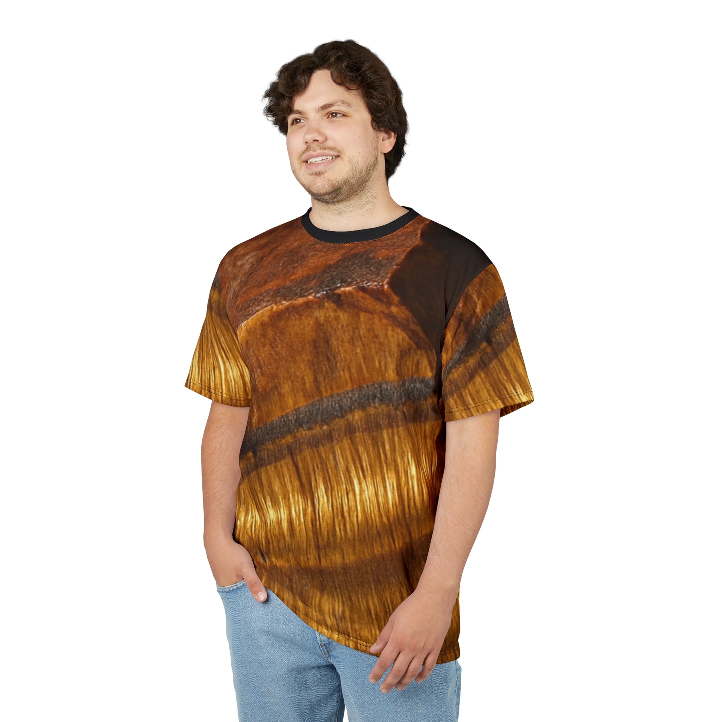 Tee Tigers Eye Natural Graphic - Confidence, Grounding, Emotional Stability
