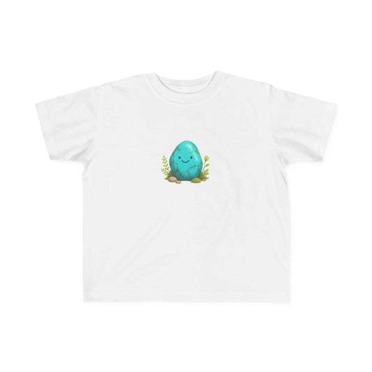 December Turquoise Toddler Tee - Peace, Protection, Luck