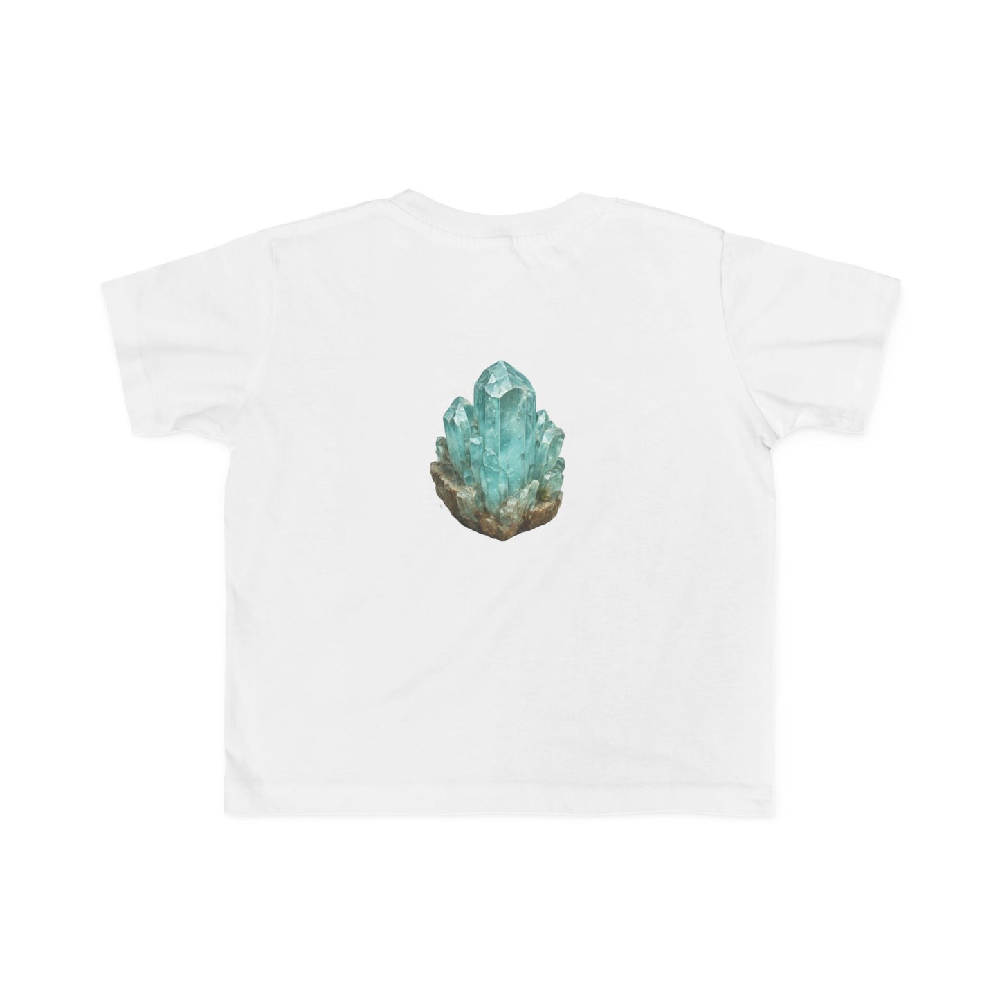 March Aquamarine Toddler Tee — Sincerity, Faith, Loyalty
