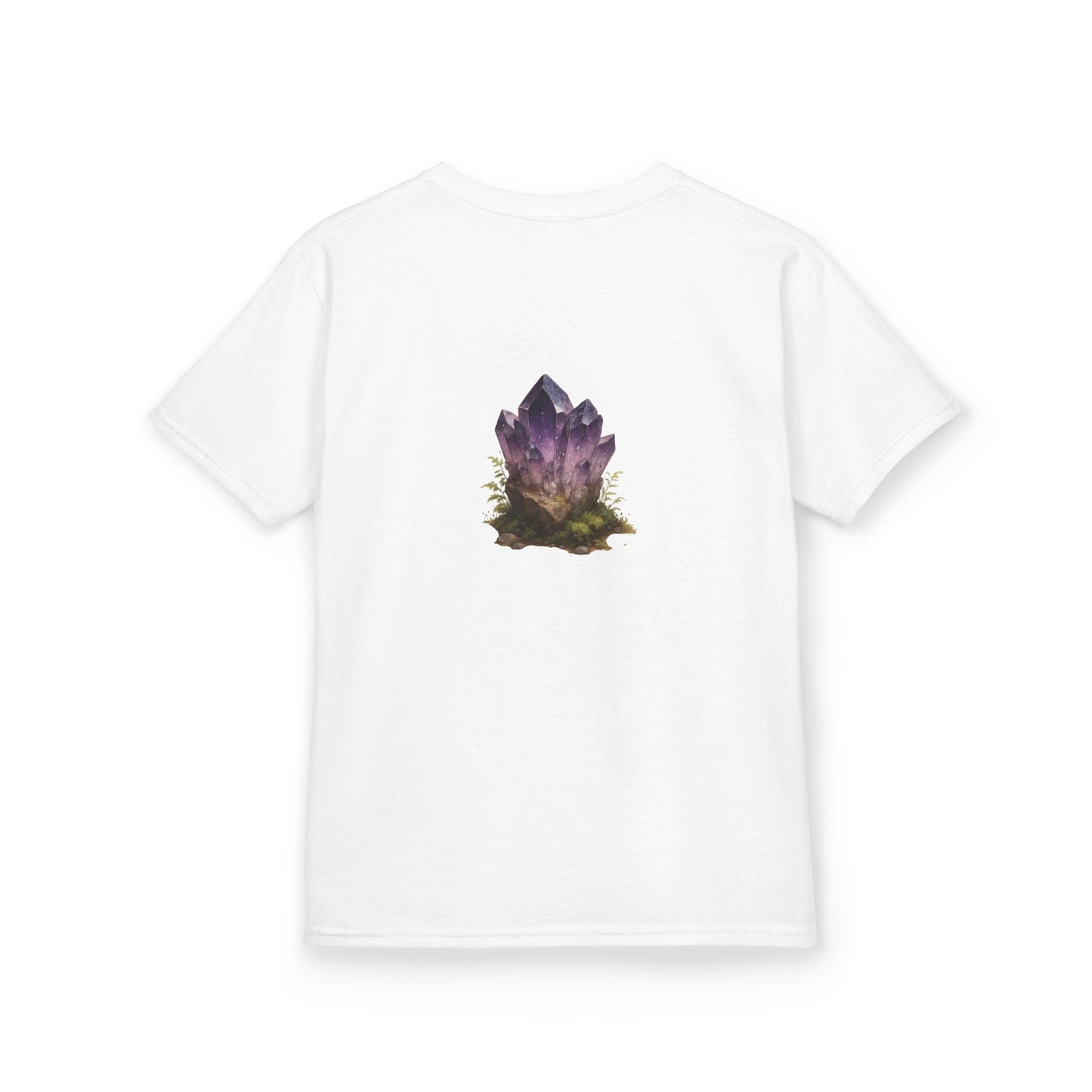 February Amethyst Kids Heavy Tee — Sincerity, Faith, Loyalty