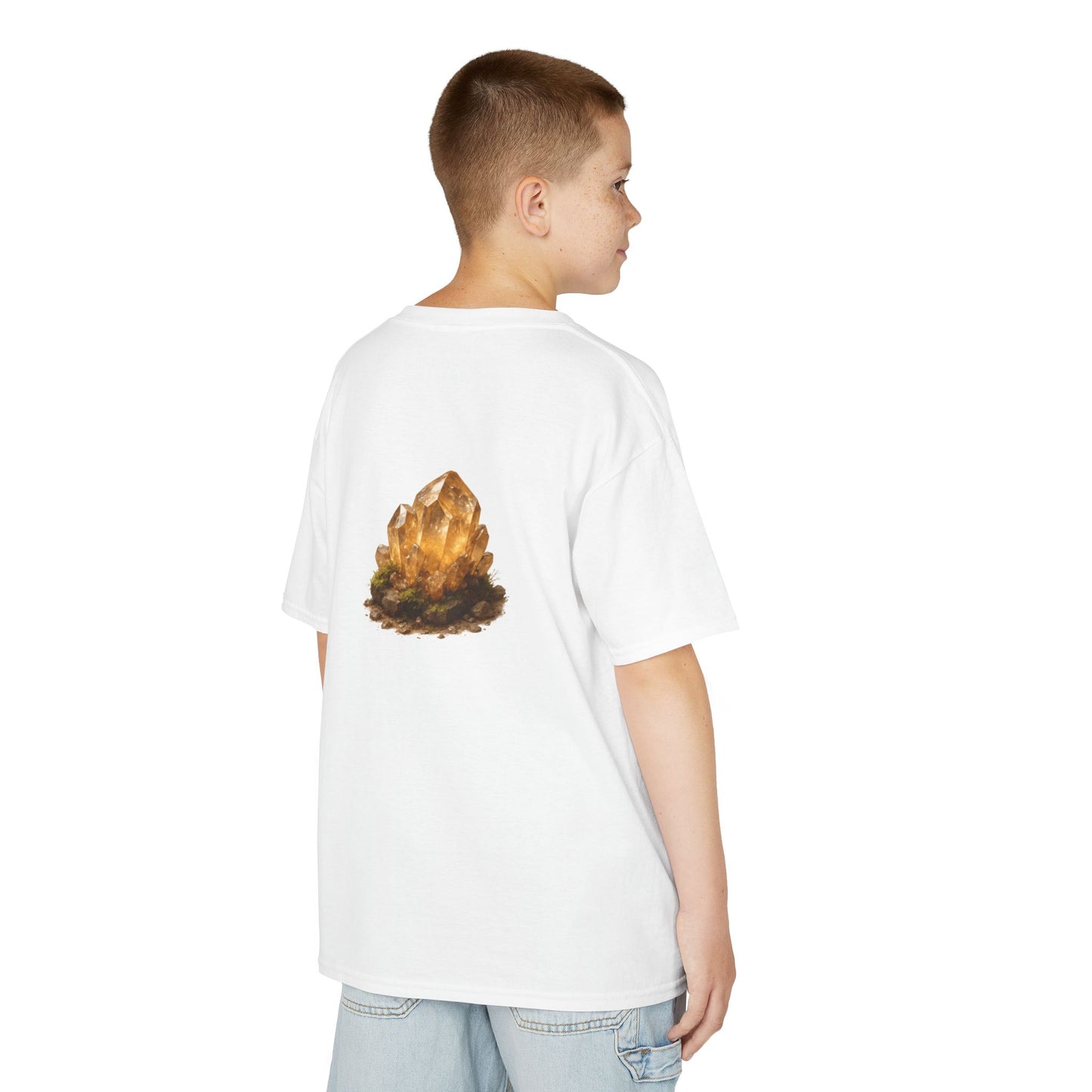 November Citrine Kids Heavy Tee - Serenity, Truth, Strength