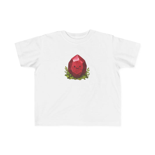 July Ruby Toddler Tee - Happiness, Love, Courage