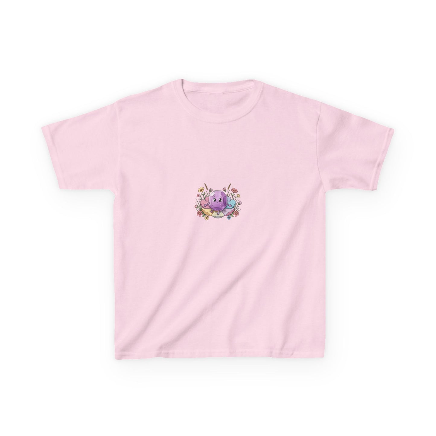 February Amethyst Kids Heavy Tee — Sincerity, Faith, Loyalty