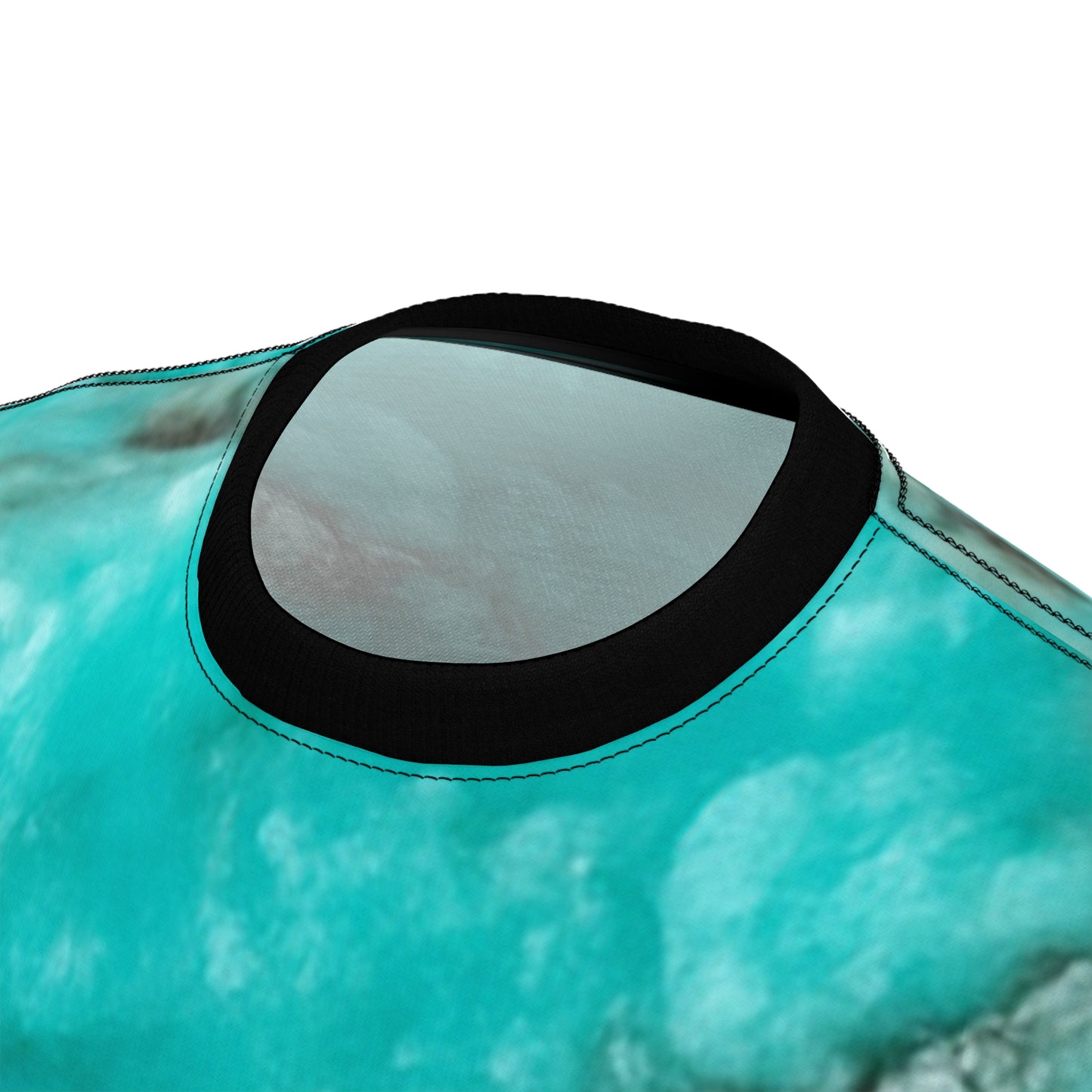 Tee Turquoise Graphic - Communication, Protection, Peace