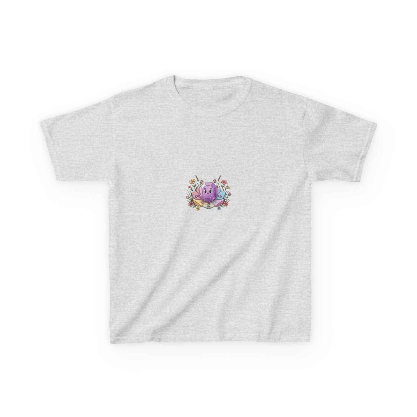 February Amethyst Kids Heavy Tee — Sincerity, Faith, Loyalty