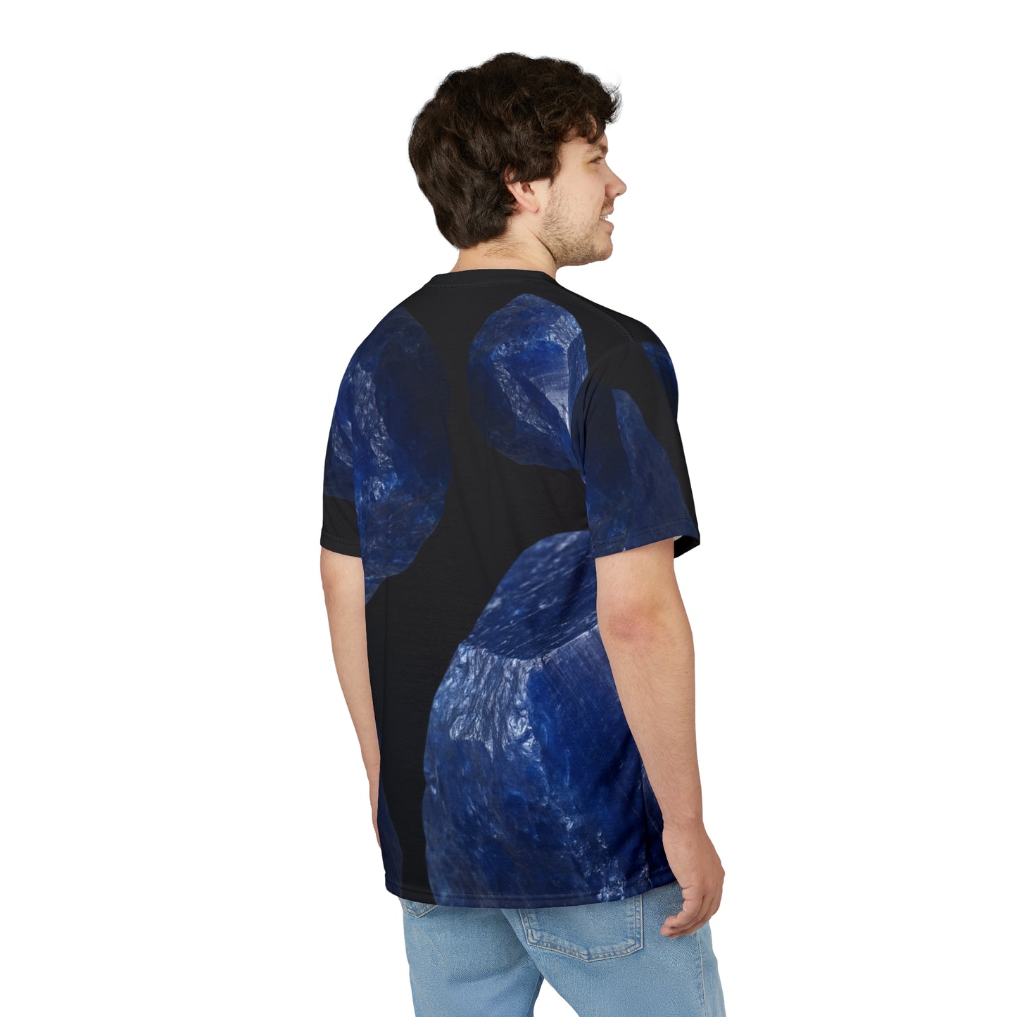 Tee Sapphire Graphic - Wisdom, Truth, Loyalty, Mental Calm, Integrity