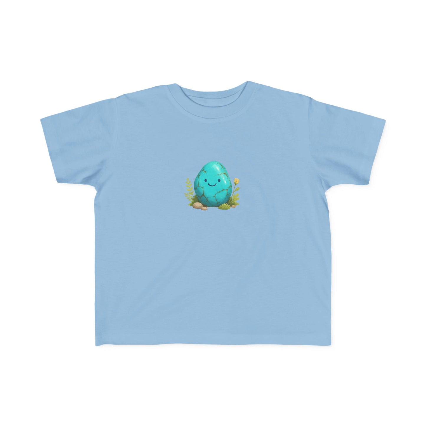 December Turquoise Toddler Tee - Peace, Protection, Luck