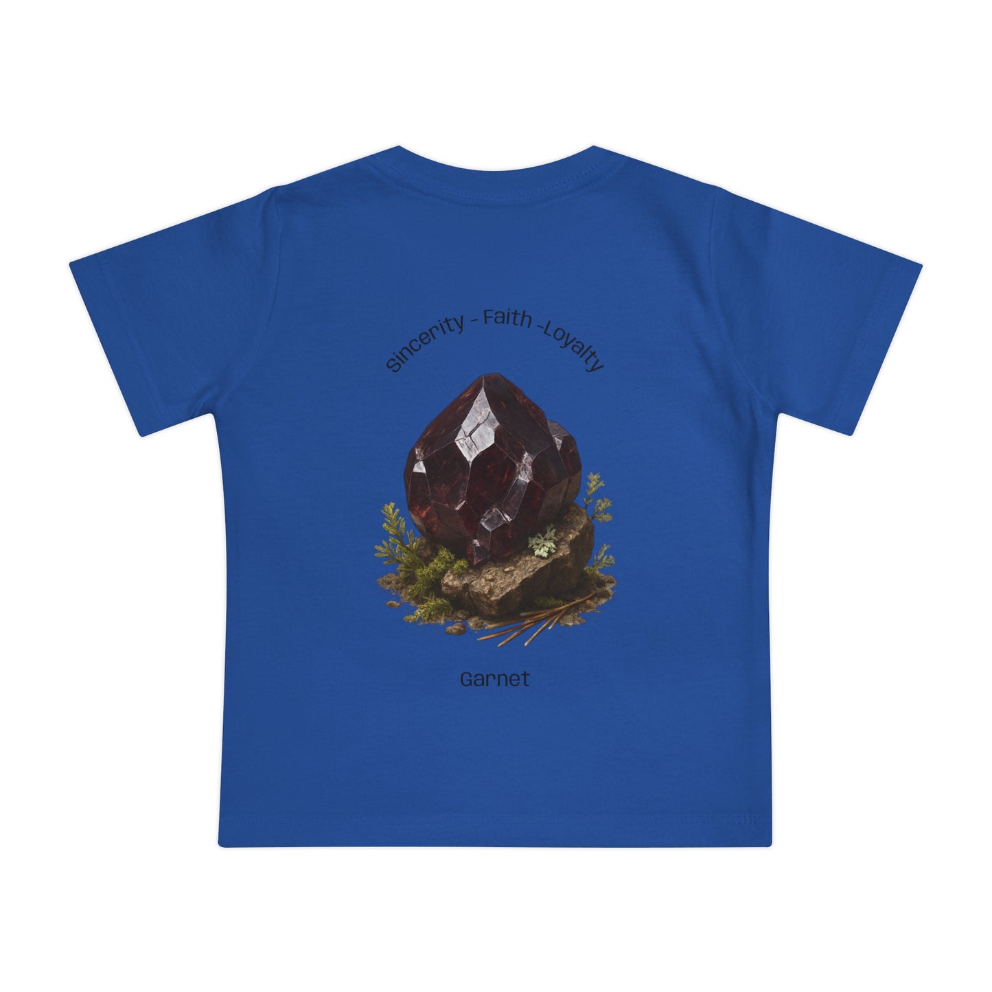 Baby January Birthstone Garnet Tee - Sincerity, Faith, Loyalty