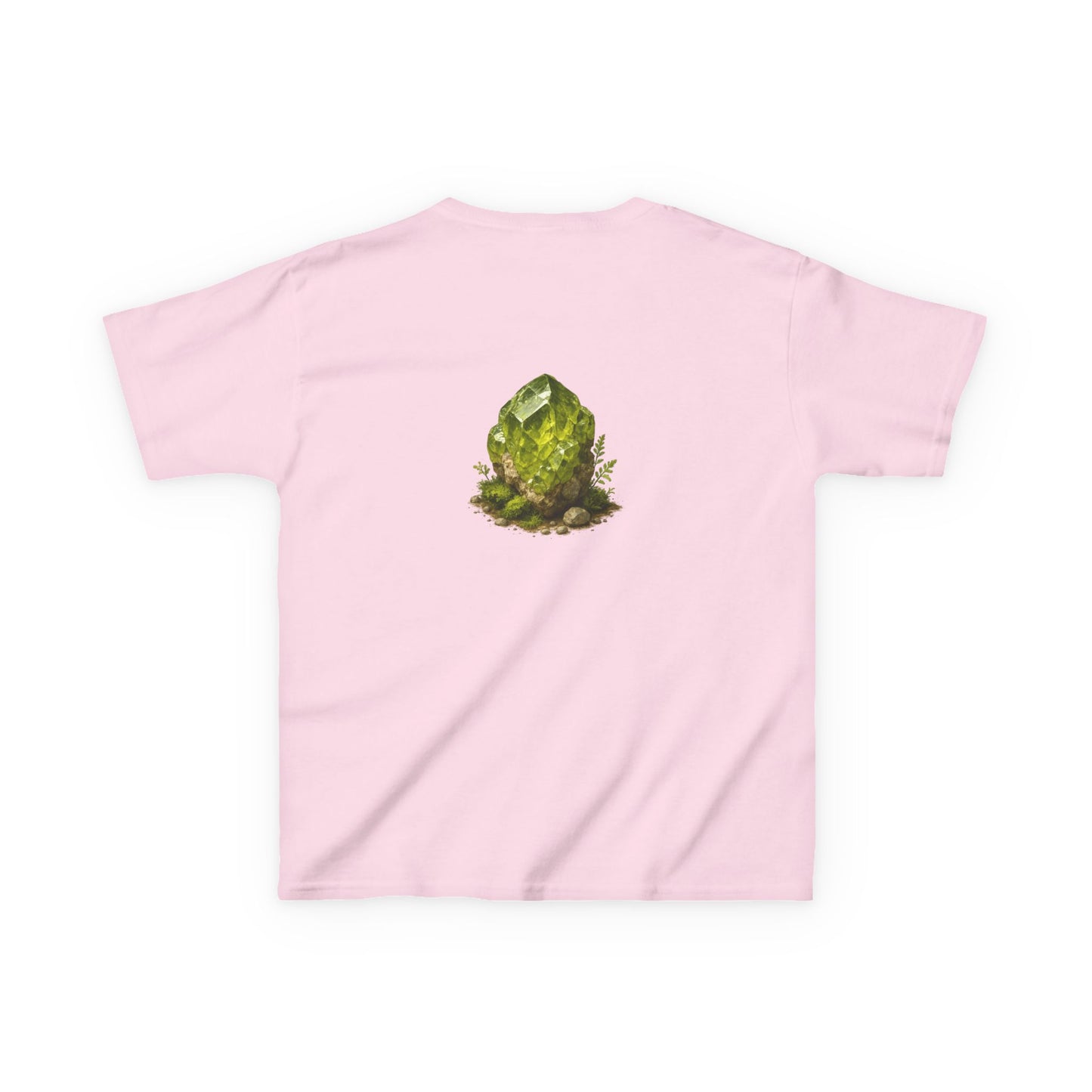 August Peridot Kids Heavy Tee - Growth, Renewal, Positivity