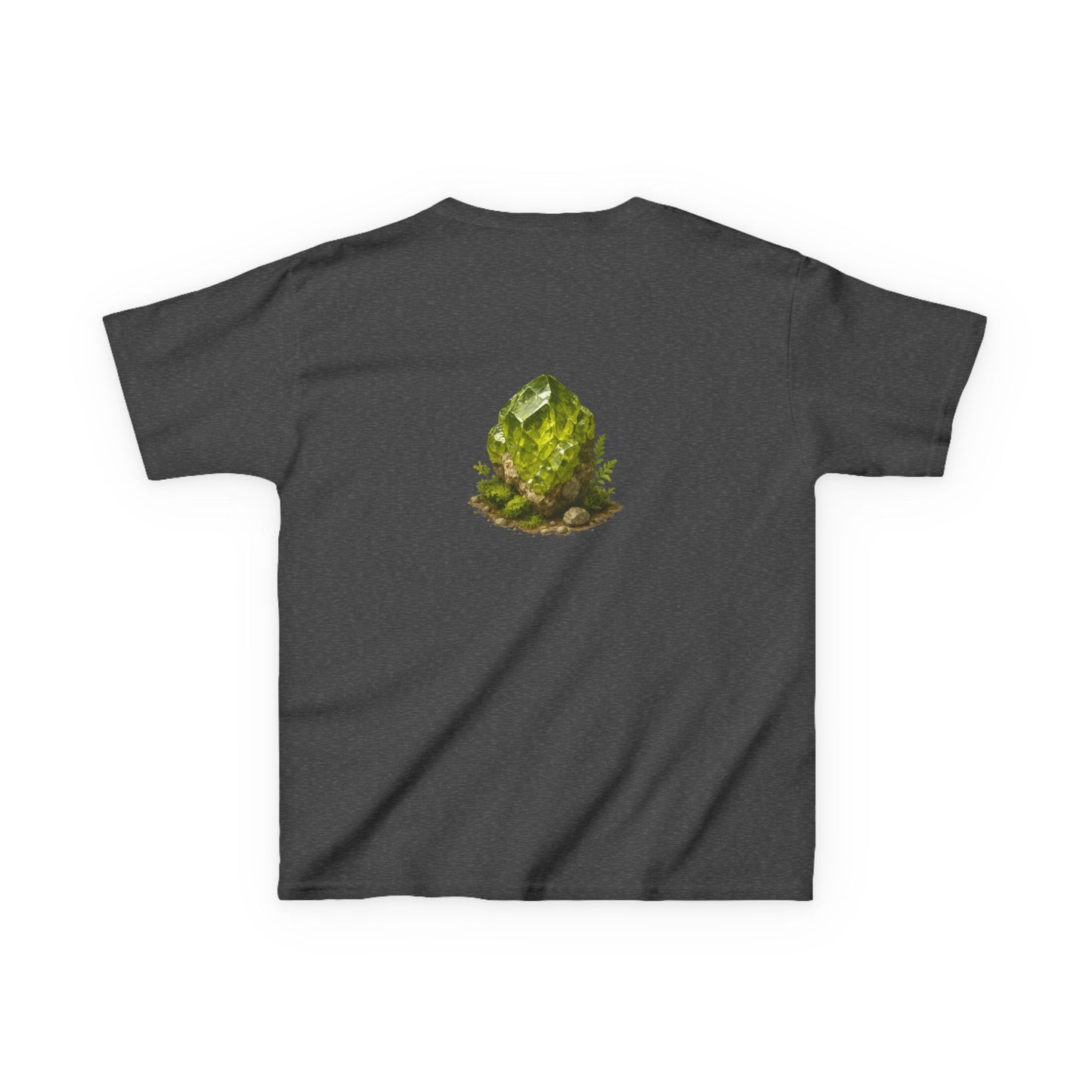August Peridot Kids Heavy Tee - Growth, Renewal, Positivity