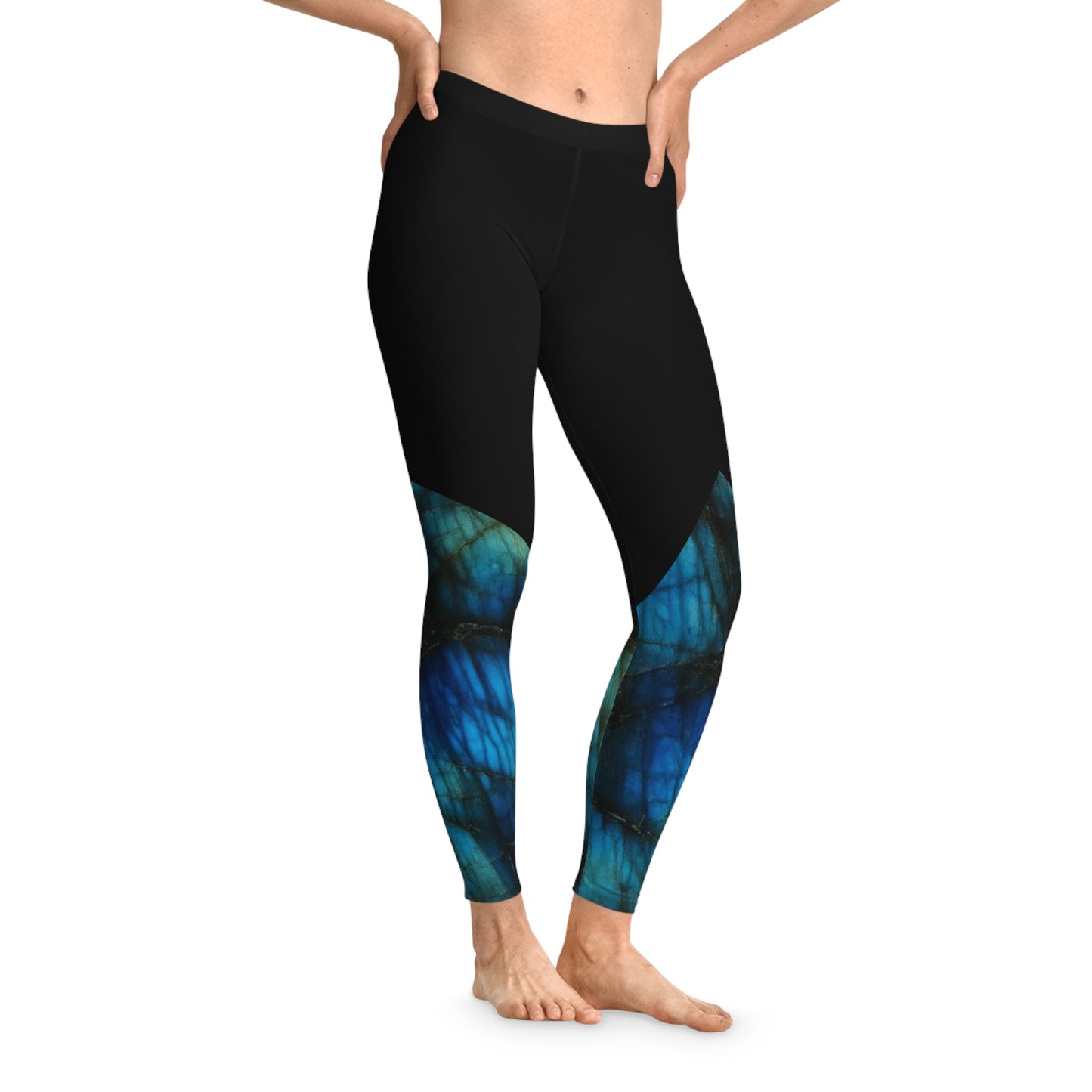 Labradorite Soft Stretchy Leggings - Comfort, Creativity