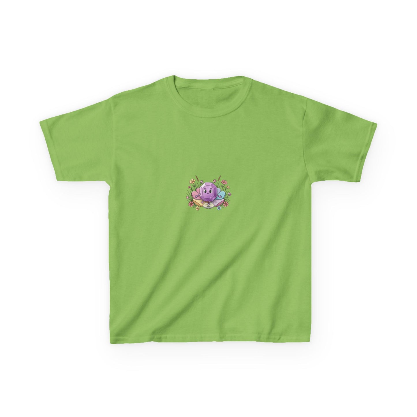 February Amethyst Kids Heavy Tee — Sincerity, Faith, Loyalty