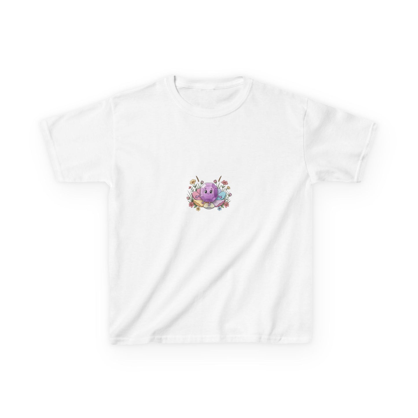 February Amethyst Kids Heavy Tee — Sincerity, Faith, Loyalty
