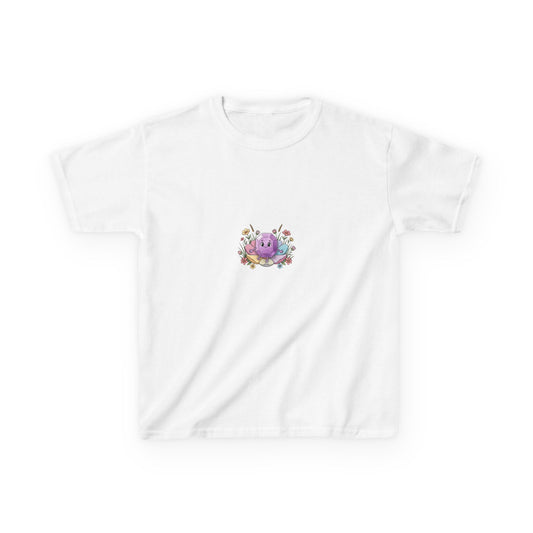 February Amethyst Kids Heavy Tee — Sincerity, Faith, Loyalty