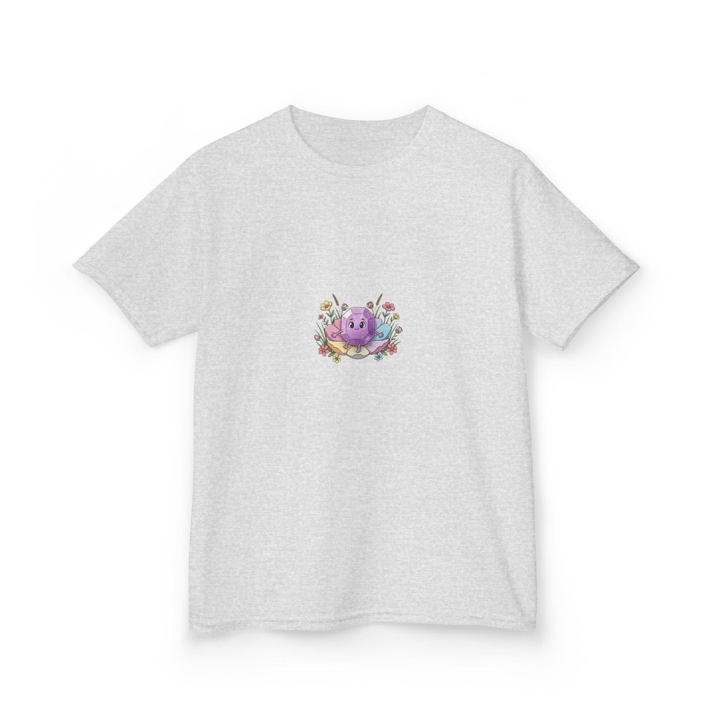 February Amethyst Kids Heavy Tee — Sincerity, Faith, Loyalty