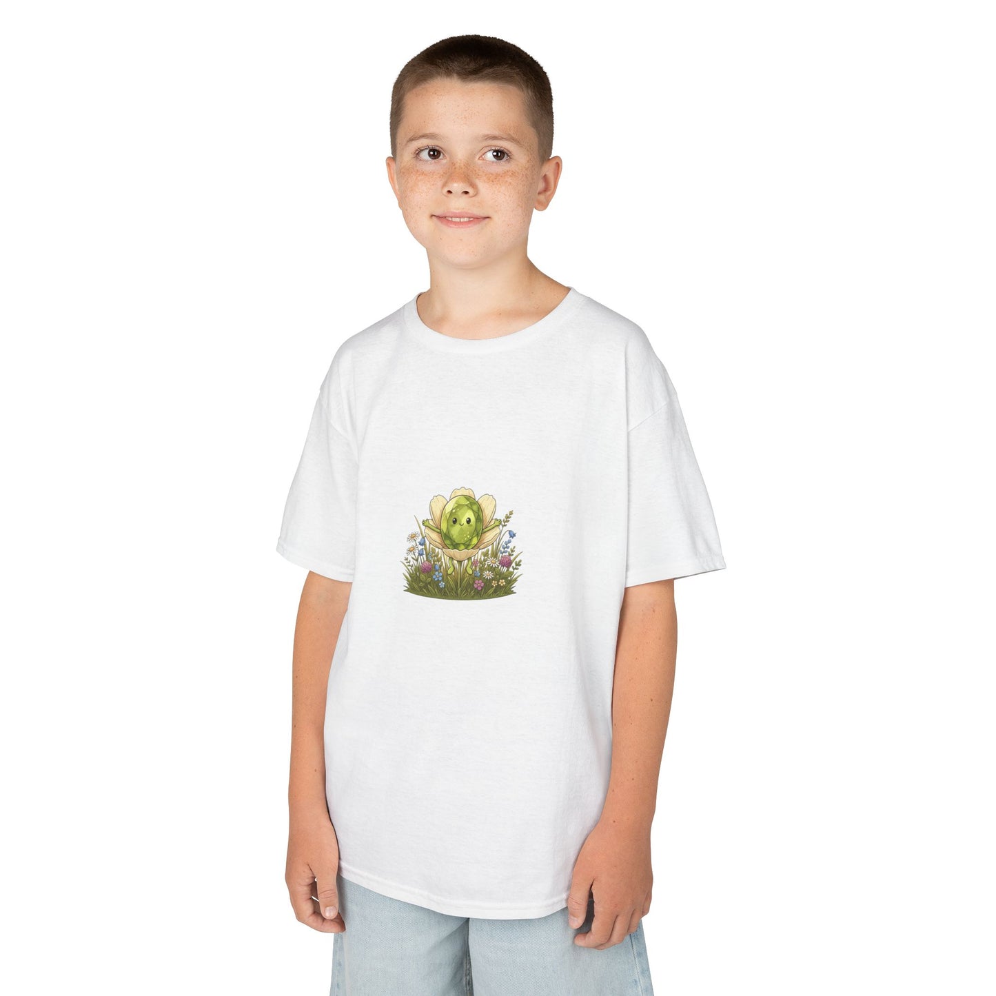August Peridot Kids Heavy Tee - Growth, Renewal, Positivity