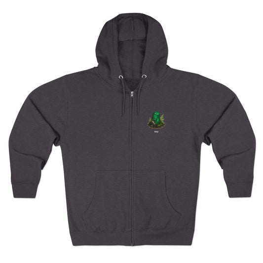 May Emerald Zip Hoodie - Balance, Harmony, Healing