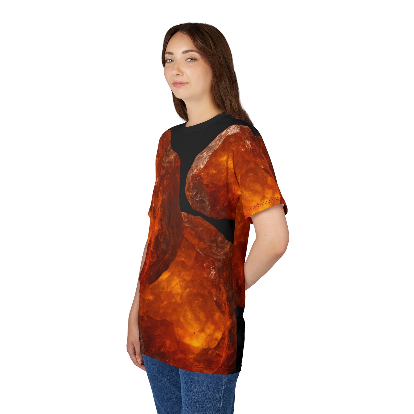Tee Fossilized Resin Amber Graphic - Healing, Comfort, Warmth