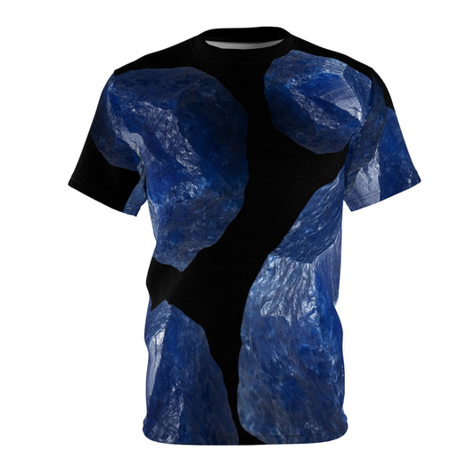Tee Sapphire Graphic - Wisdom, Truth, Loyalty, Mental Calm, Integrity