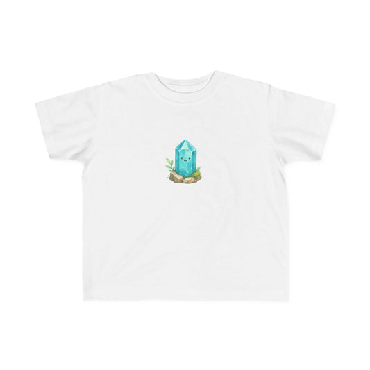 March Aquamarine Toddler Tee — Sincerity, Faith, Loyalty