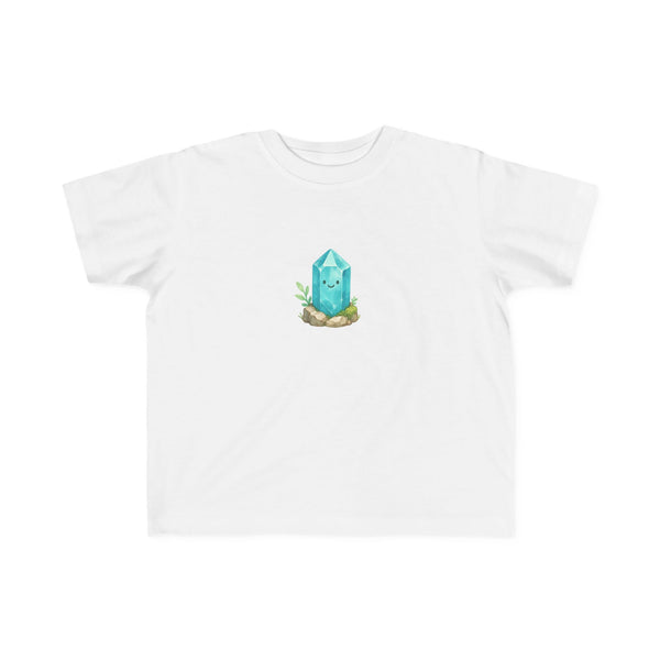 March Aquamarine Toddler Tee — Sincerity, Faith, Loyalty