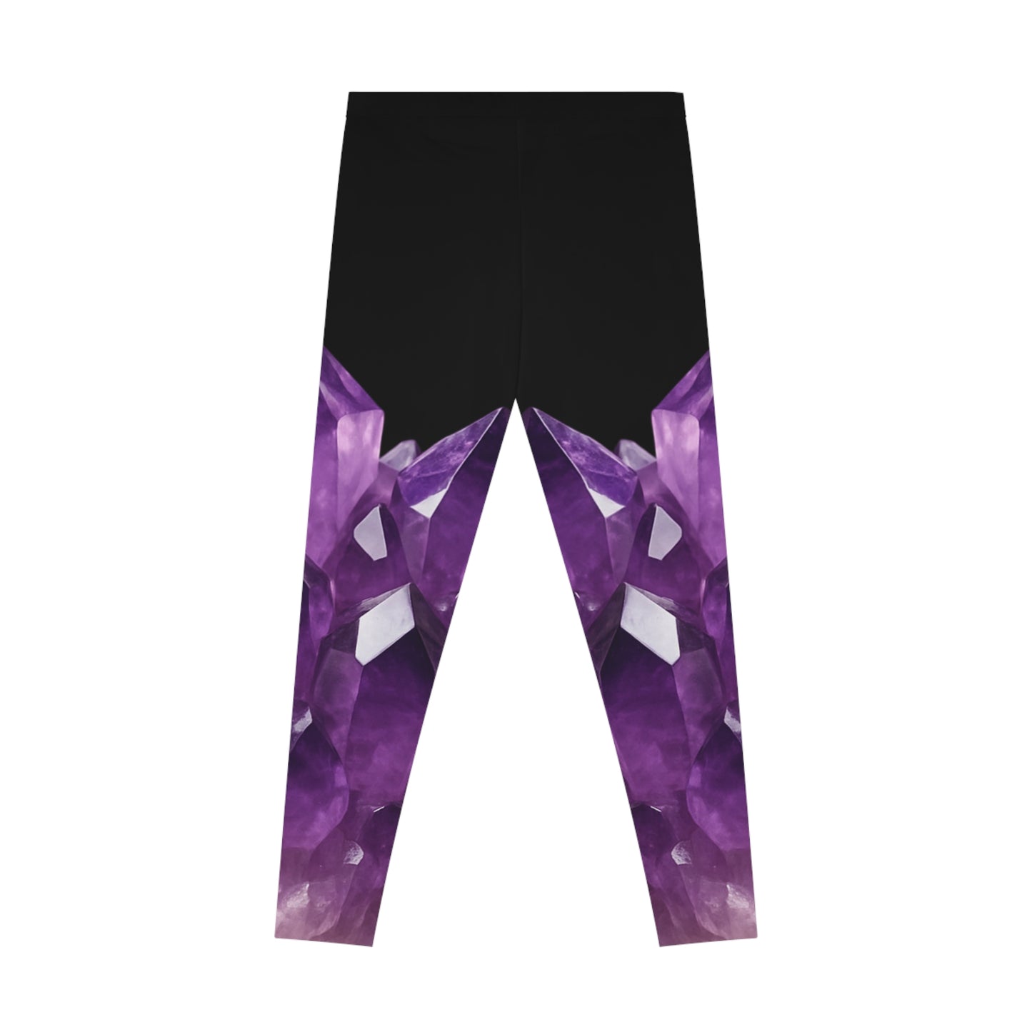 Amethyst Soft Stretchy Leggings -  Calm, Clarity, Protection