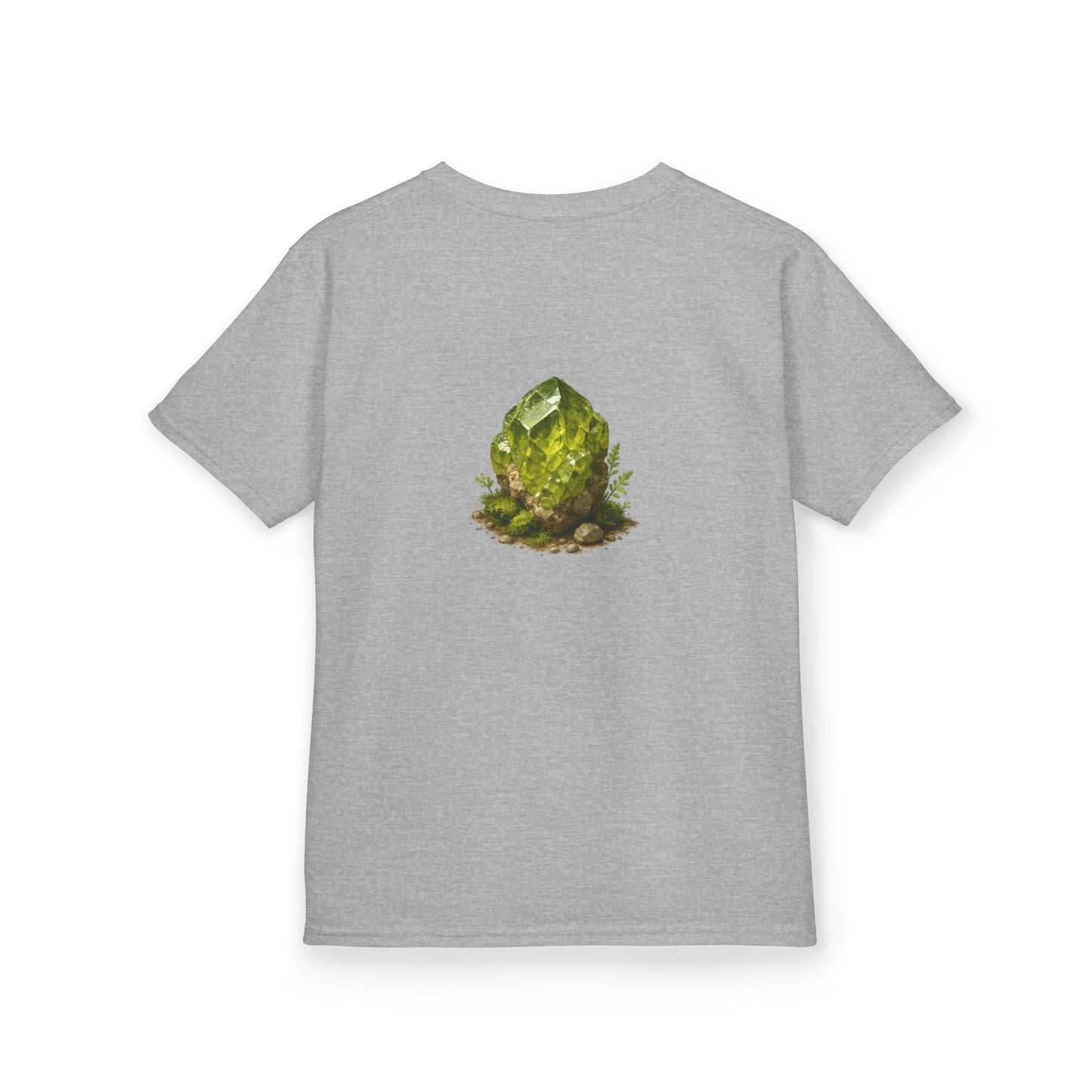 August Peridot Kids Heavy Tee - Growth, Renewal, Positivity