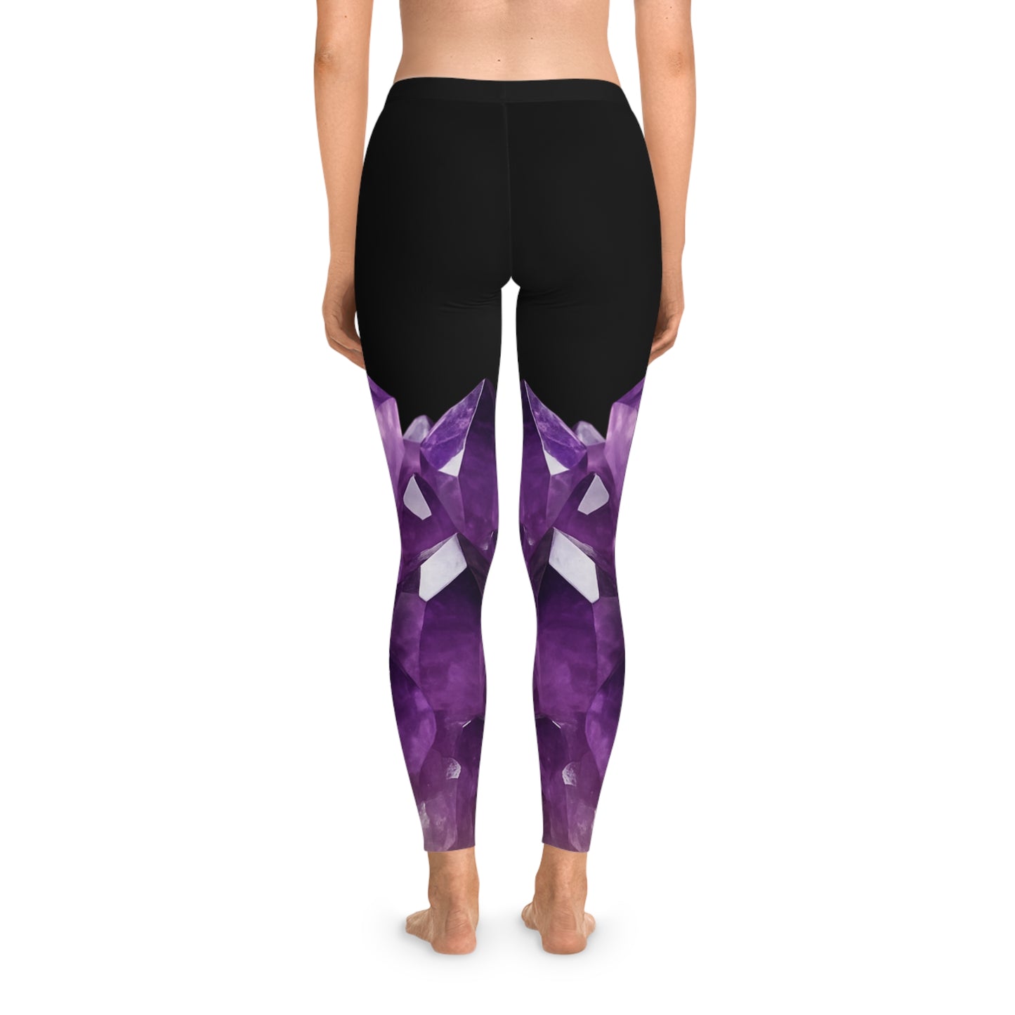 Amethyst Soft Stretchy Leggings -  Calm, Clarity, Protection