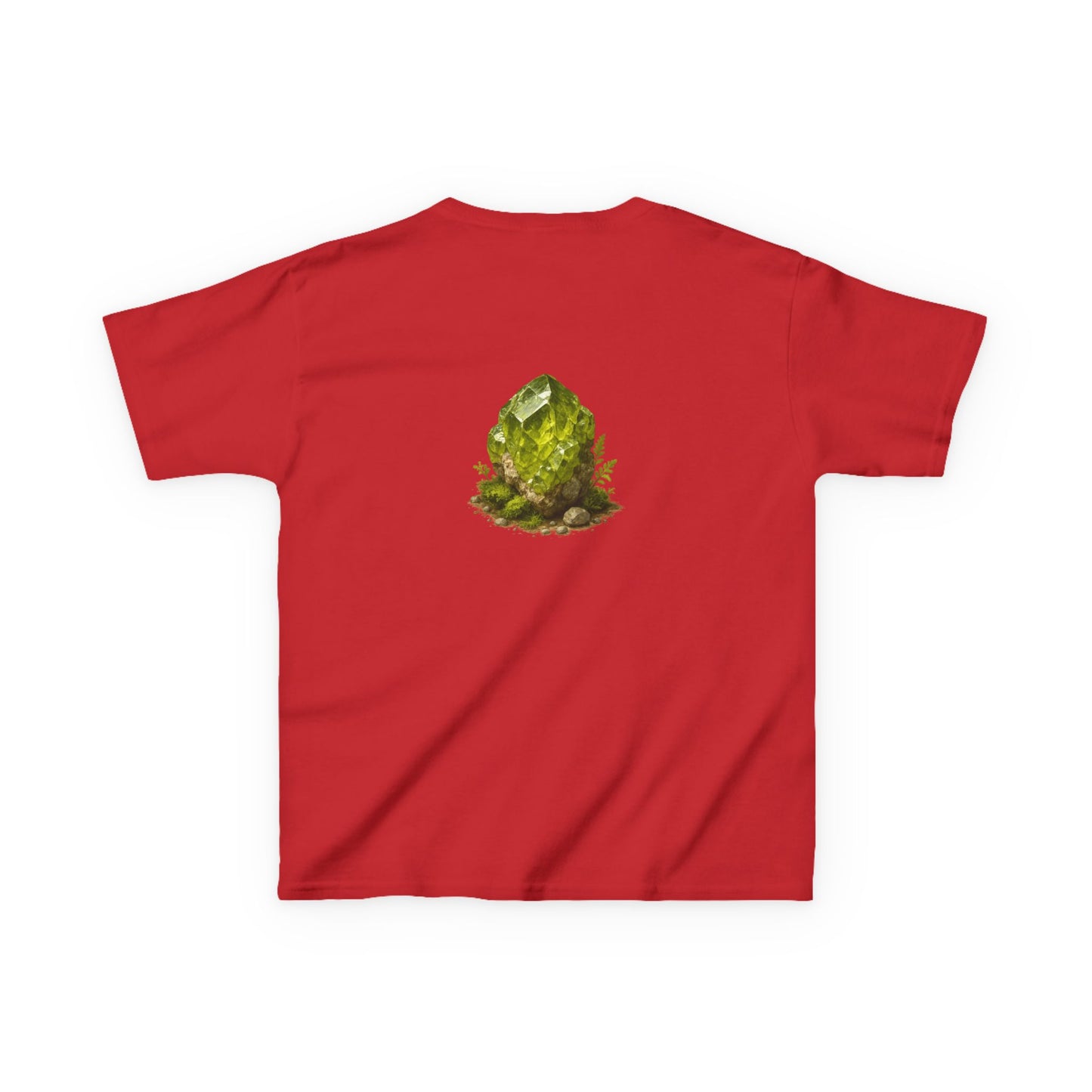 August Peridot Kids Heavy Tee - Growth, Renewal, Positivity