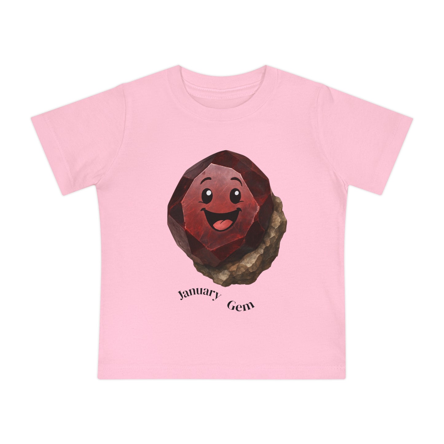 Baby January Birthstone Garnet Tee - Sincerity, Faith, Loyalty